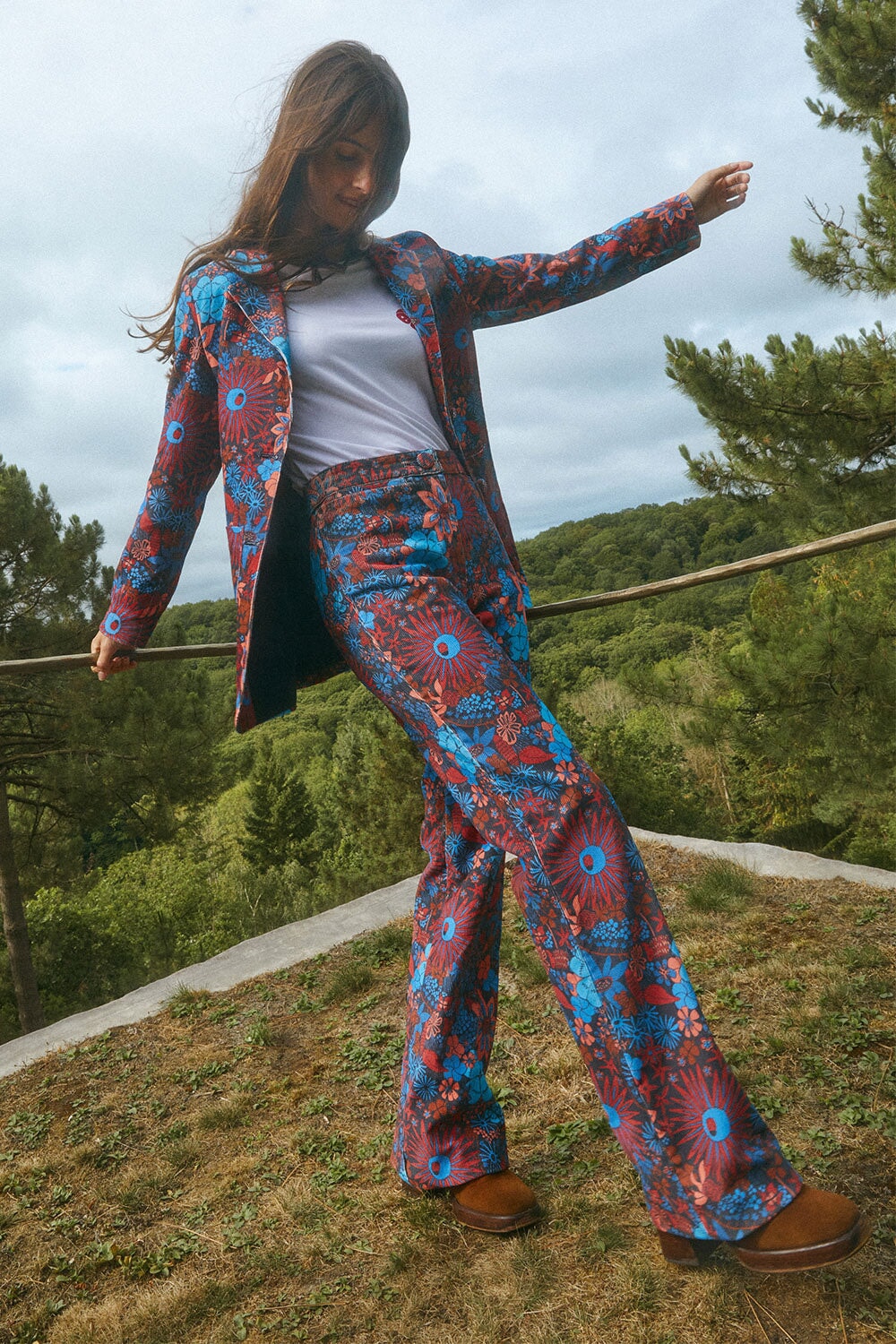Pantalon Morphée en velours Trèfle