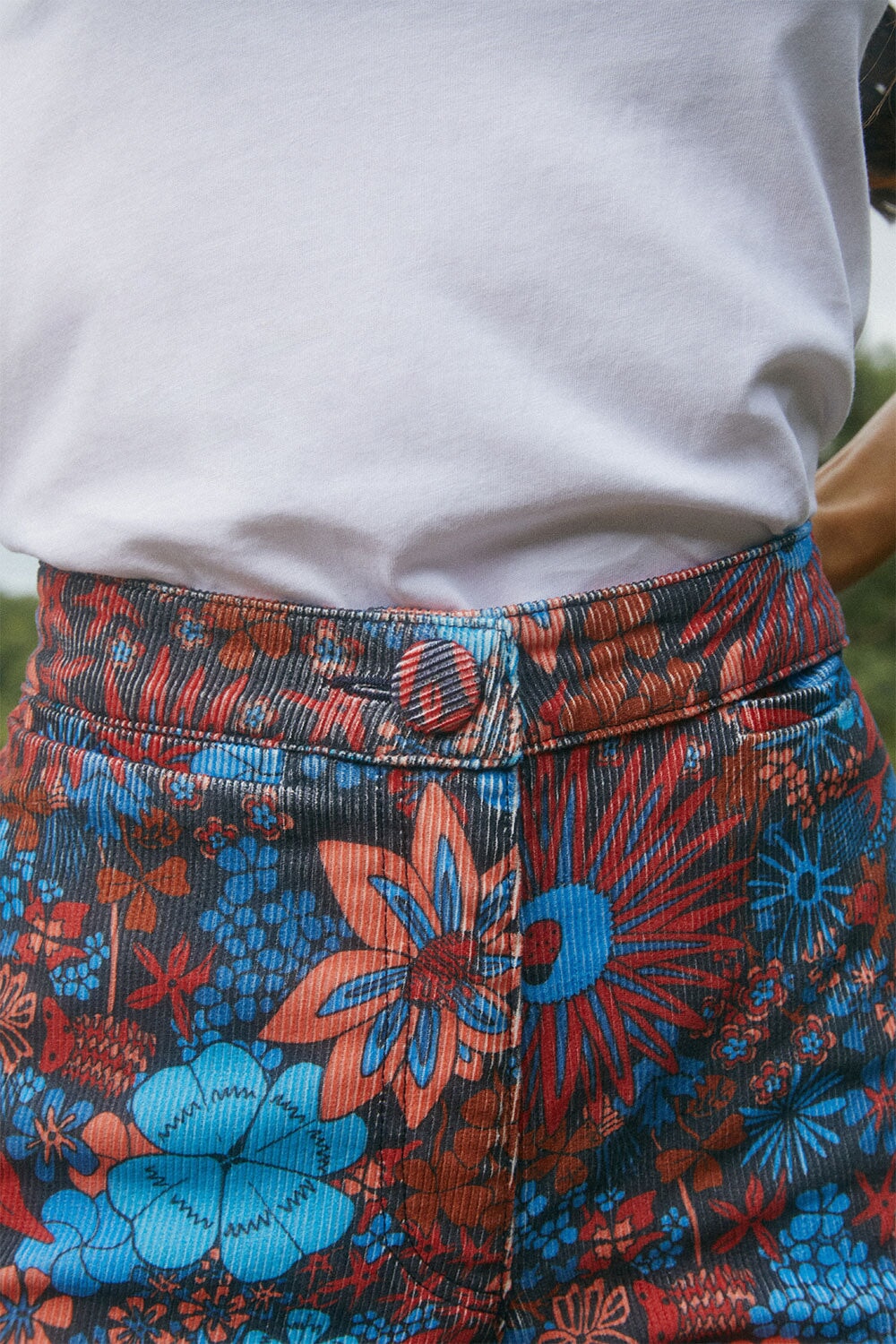 Pantalon Morphée en velours Trèfle