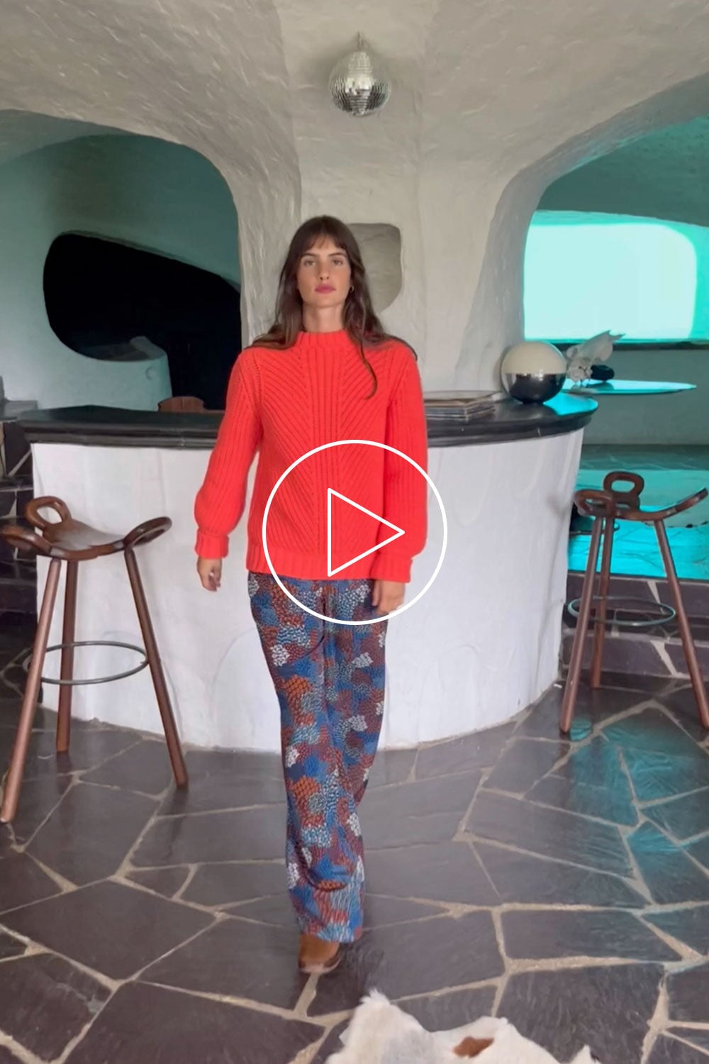 Pantalon Olympe en soie Zodiac