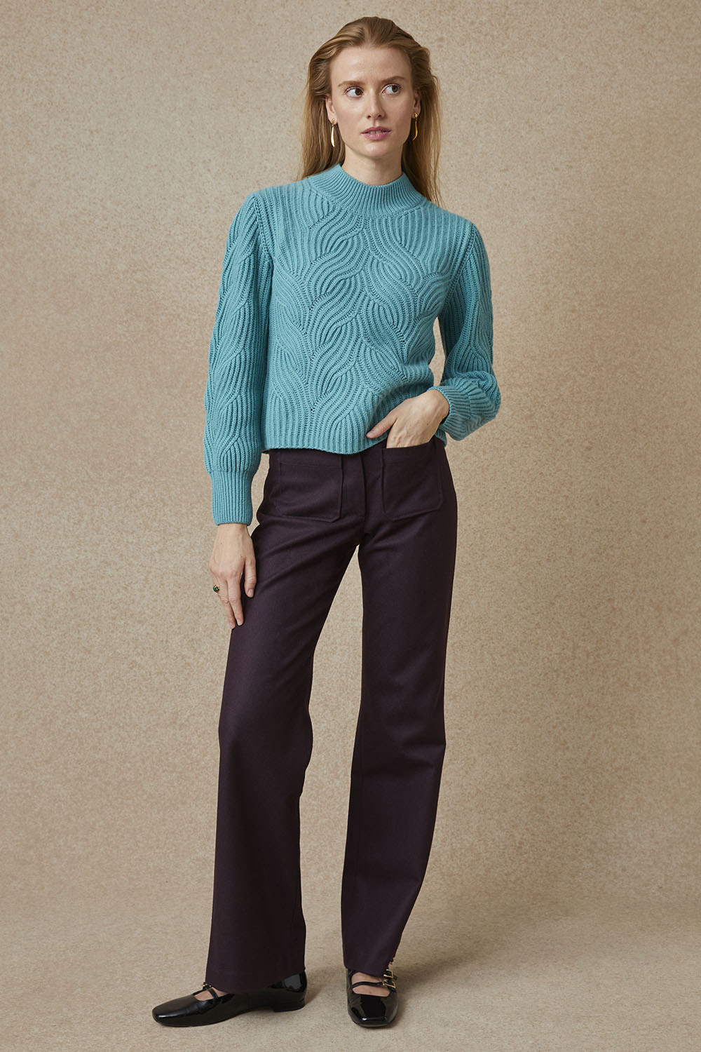 Pantalon Enchanteur Aubergine