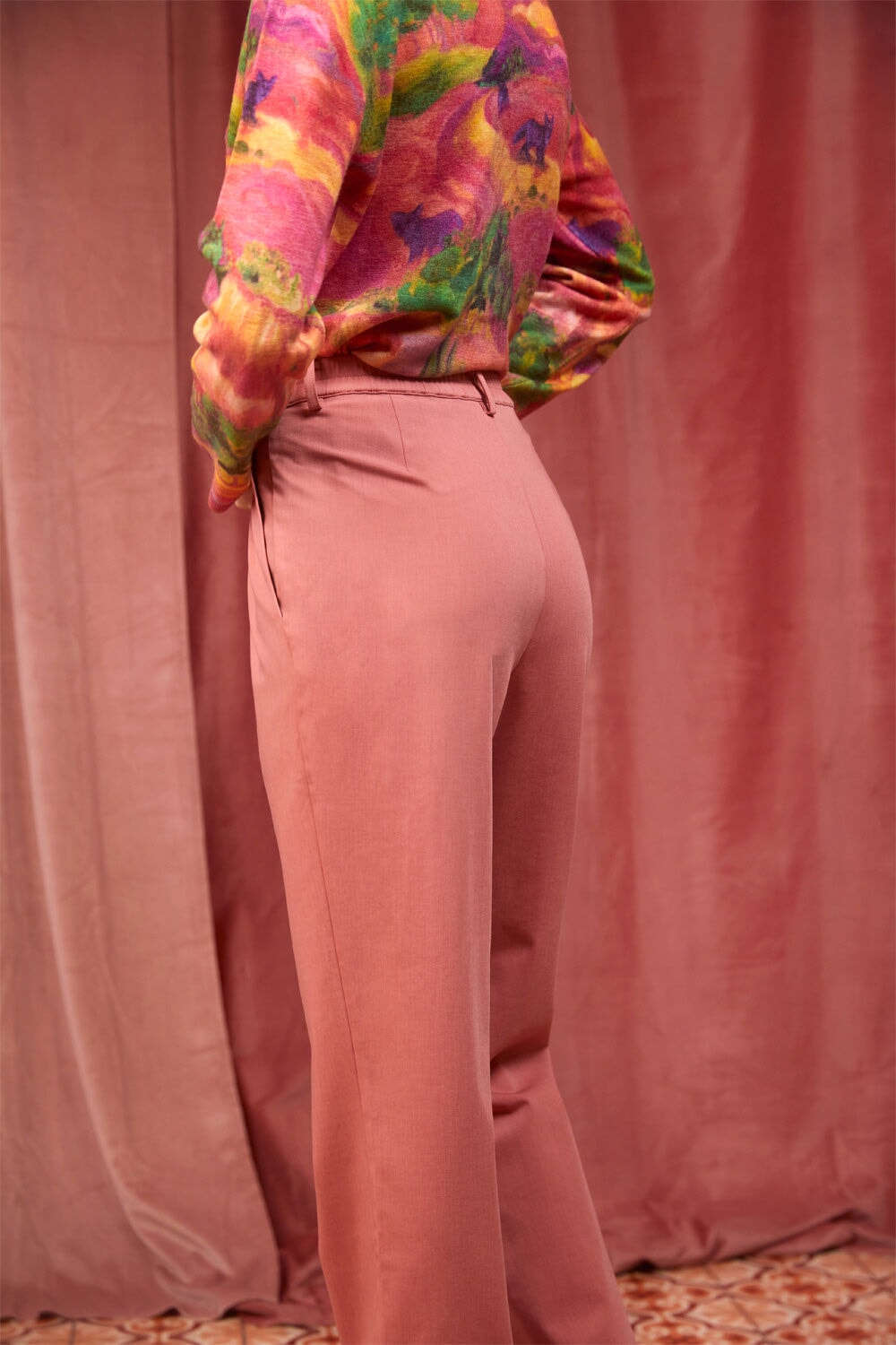 Pantalon Fabuleux Rose Vintage