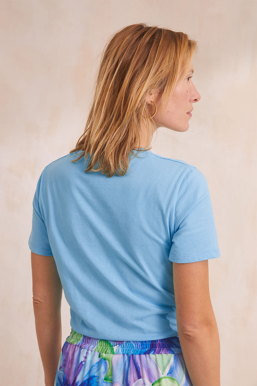 T-shirt Être Soi Bleu Aqua