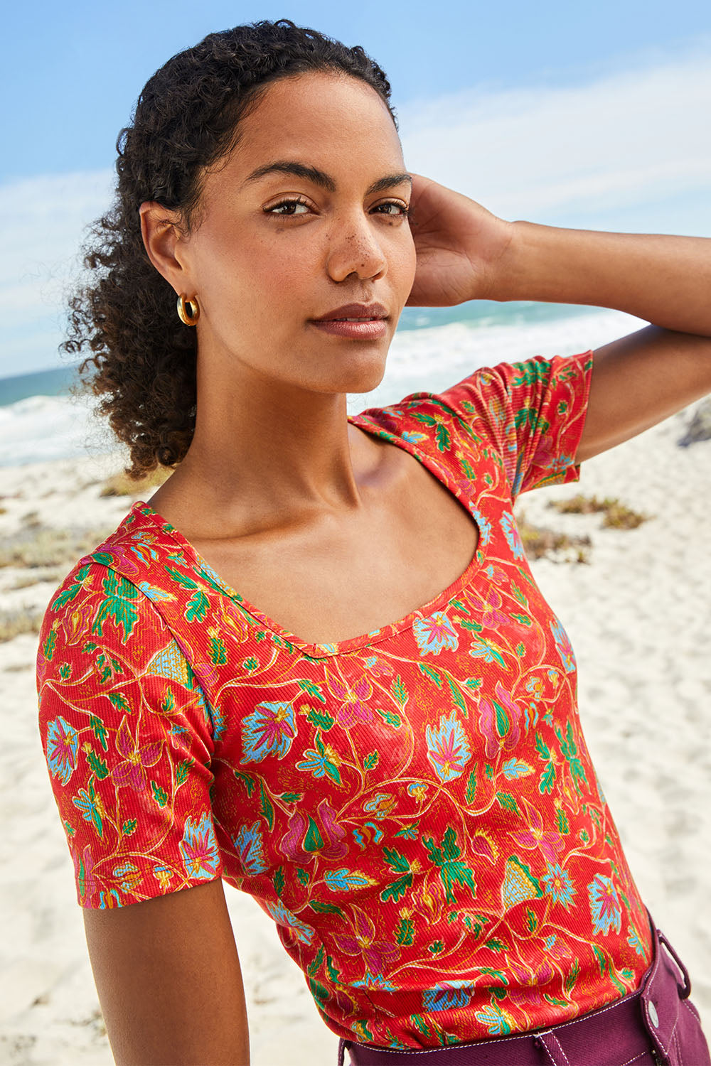 T-shirt Paresseuse en coton Java