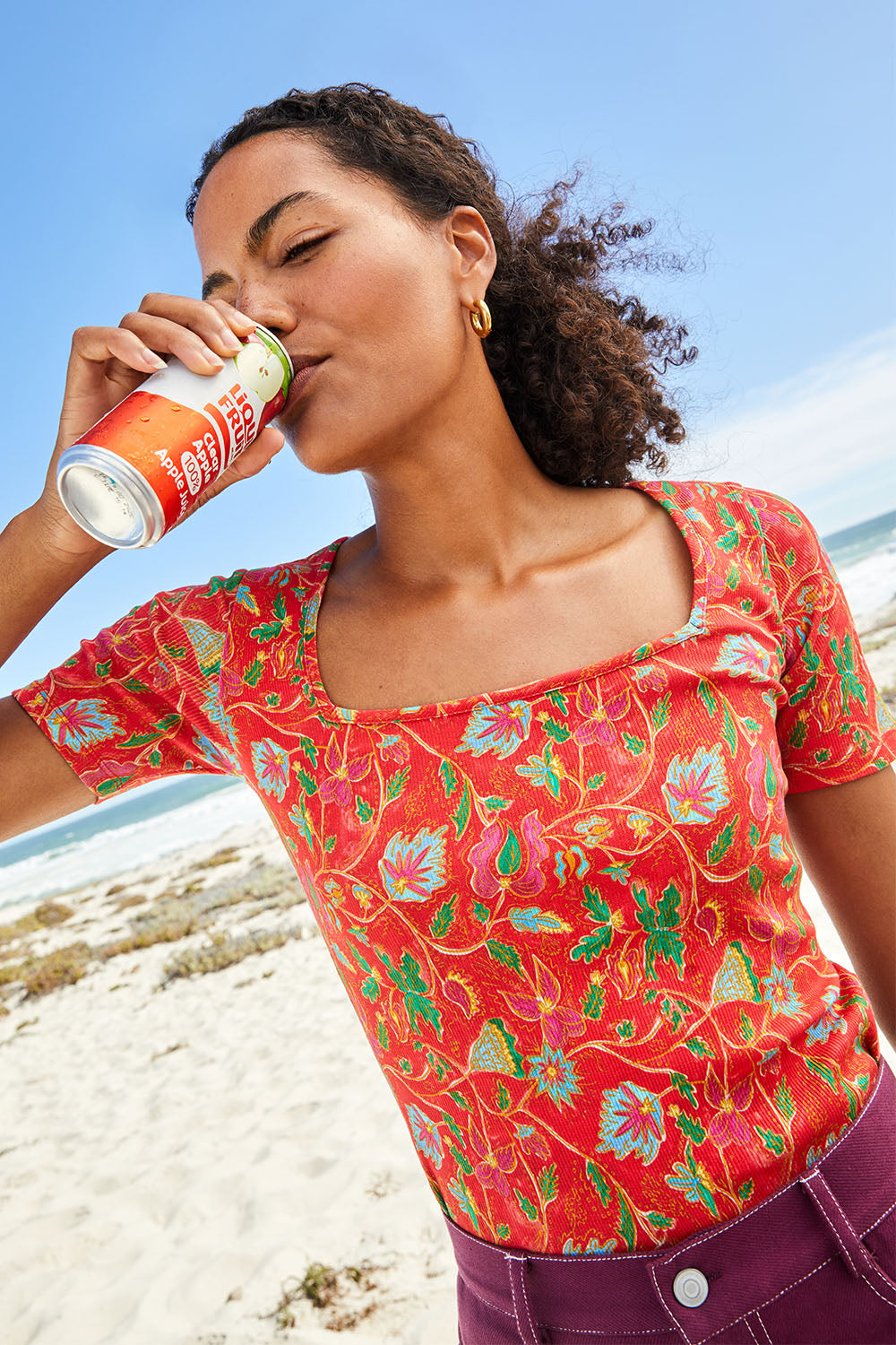 T-shirt Paresseuse en coton Java