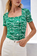 T-shirt Paresseuse en coton Ubud