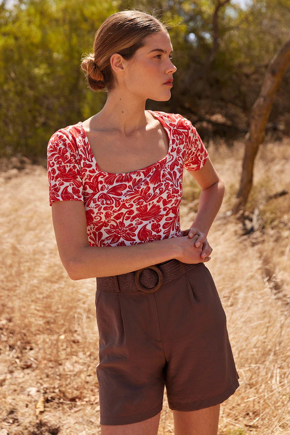 T-shirt Paresseuse en coton Havana