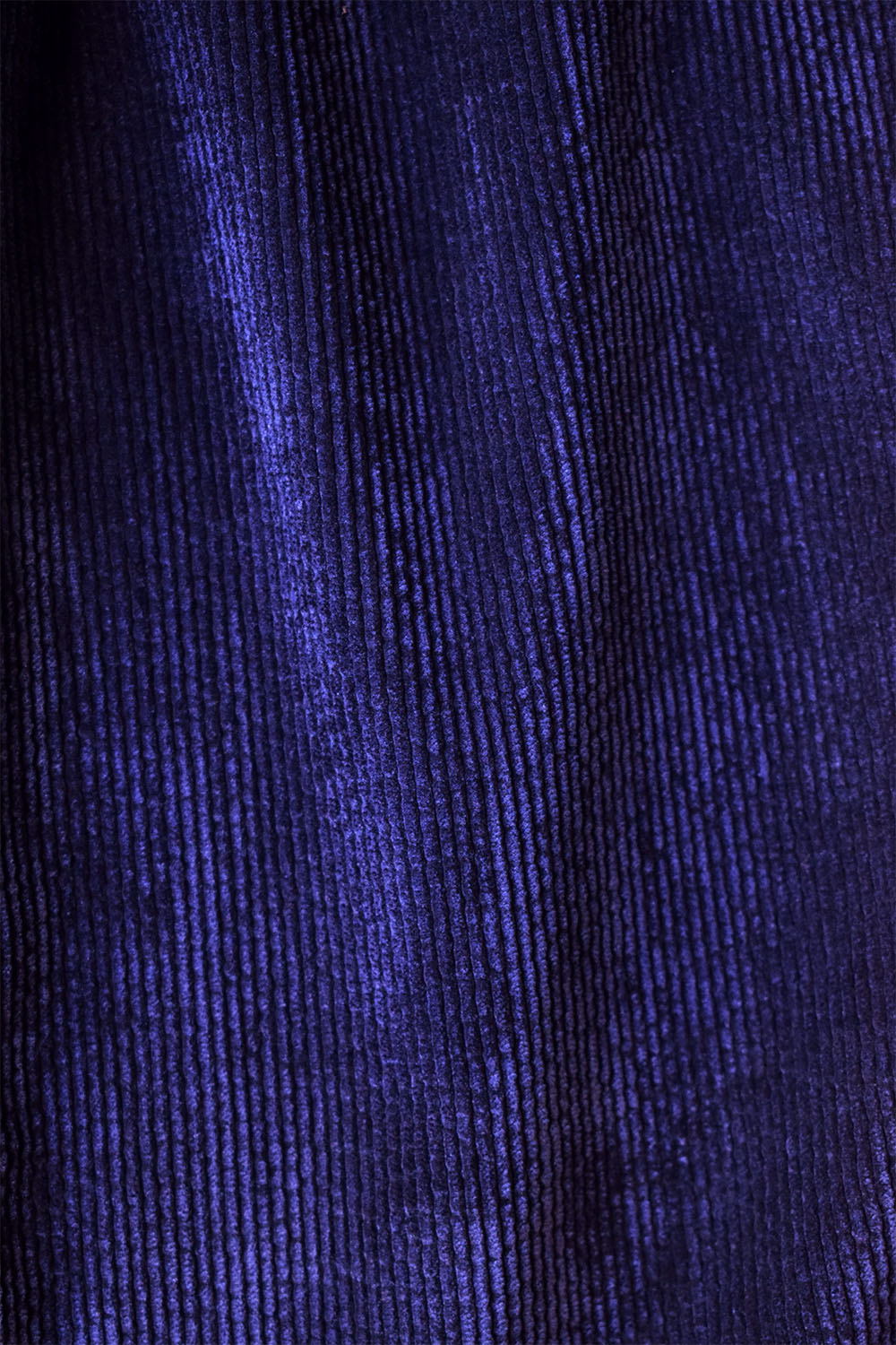 Pantalon Idéaliste en velours Bleu Nuit